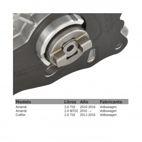 Bomba de vacío (tandem) 03L145100H para Amarok 2.0 TDI 2010-2017 y Crafter 2.0 TDI 2012-2017, 03L145100H