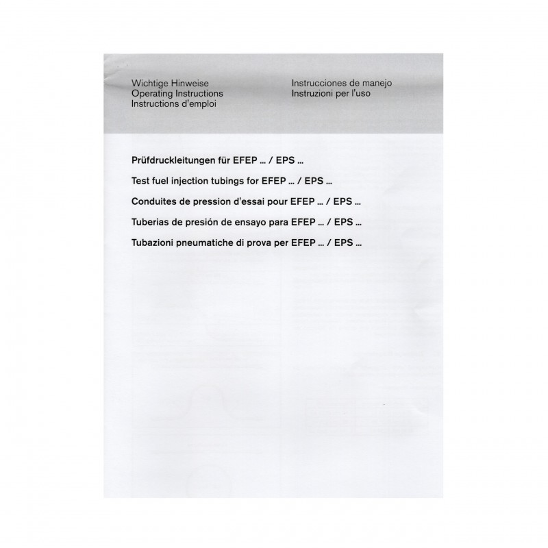 Equipo probador Bosch de inyectores Diesel mecánicos, EFEP 60H, 0-400 Bar, 0681200502