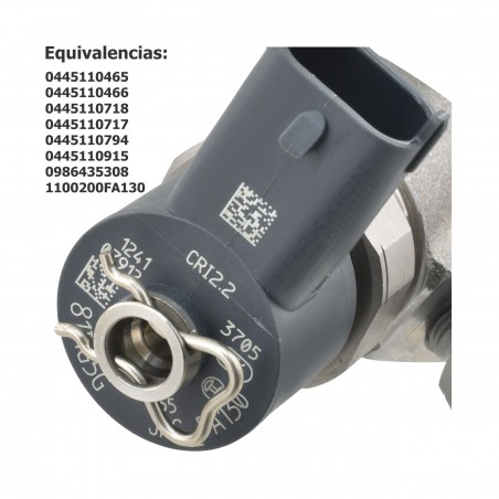 Inyector Diesel CRI Bosch para 2.8 JAC Sunray y Truck, 0445110465, 0445110466, 0986435308, 1100200FA130