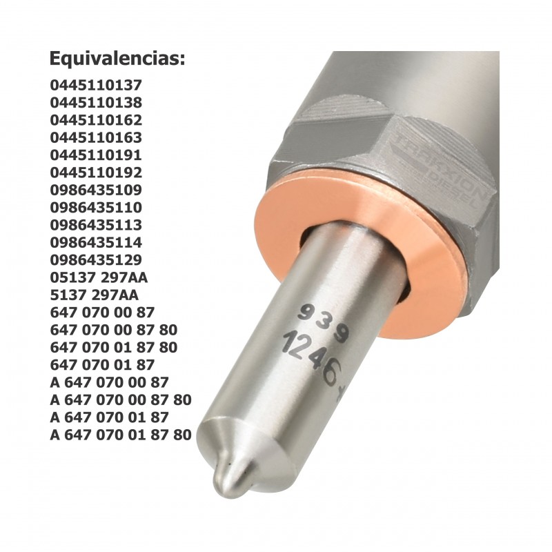 Inyector Diesel CRI Bosch para Sprinter OM647, 2003-2006, Mercedes Benz, 0445110162, 0445110163, 0986435109, 0986435110