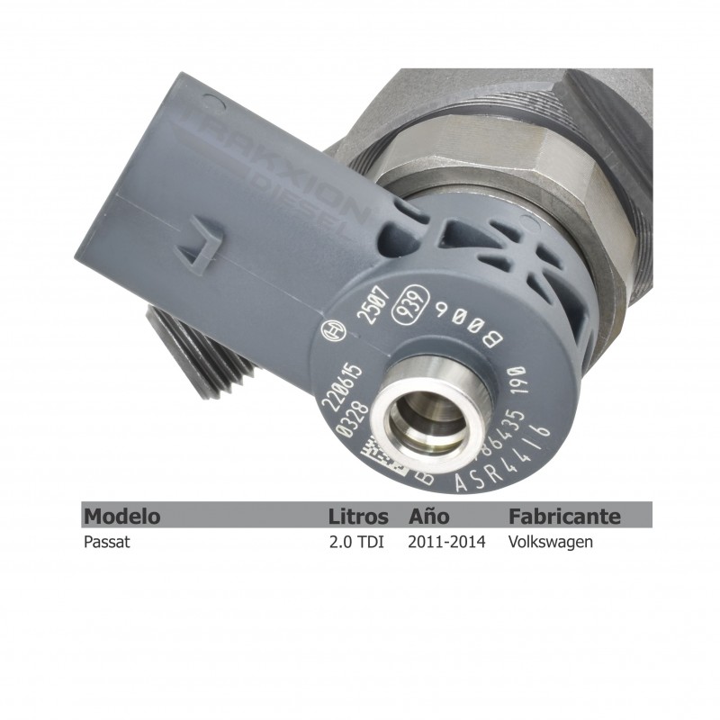 Inyector Diesel CRI Bosch para Passat 2.0 TDI Volkswagen, 2011-2014, 0445110429, 0445110437, 0986435190, 03L130277N, 03L130277R