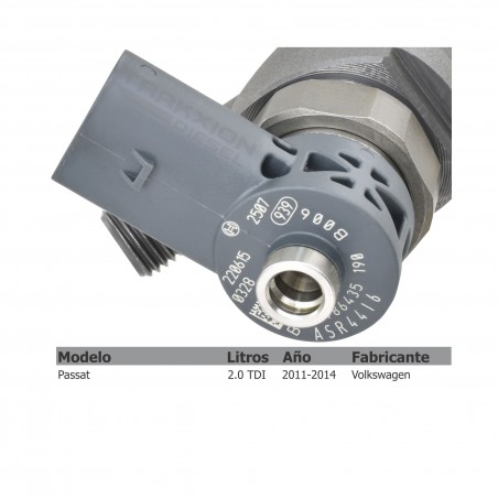 Inyector Diesel CRI Bosch para Passat 2.0 TDI Volkswagen, 2011-2014, 0445110429, 0445110437, 0986435190, 03L130277N, 03L130277R