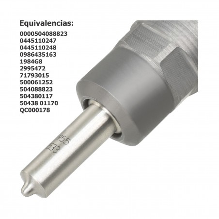 Inyector Diesel CRI Bosch para Ducato Maxi Multijet 3.0 Fiat, 2006-2014, 0445110247, 0445110248, 0986435163, 71793015, 504088823