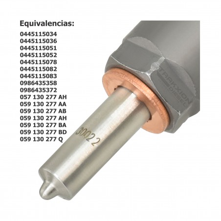 Inyector Diesel Piezoeléctrico Bosch para 3.0 TDI, Touareg (7L6 7LA) VW y Q7 (4LB) Audi, 0445115078, 0986435371, 0986435372