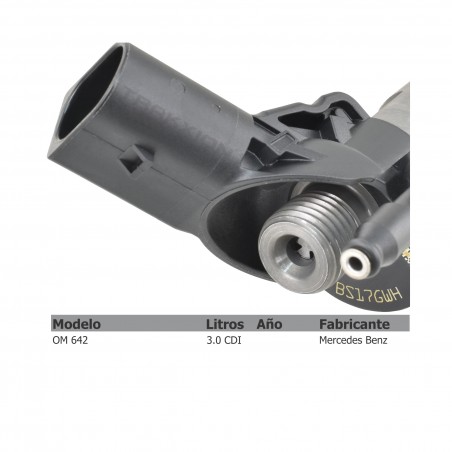 Inyector Diesel Piezoeléctrico Bosch 0445115026, 0445115063, 0445115064, 0445115071, 0445115075, 0986435355, 0986435398