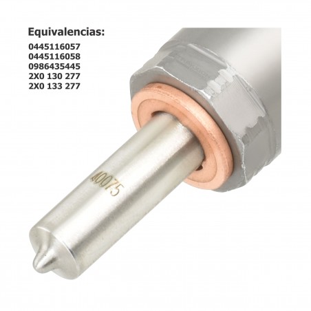 Inyector Diesel Piezoeléctrico Bosch para 2.0 TDI Volkswagen (VW), 0445116057, 0445116058, 0986435445, 2X0130277