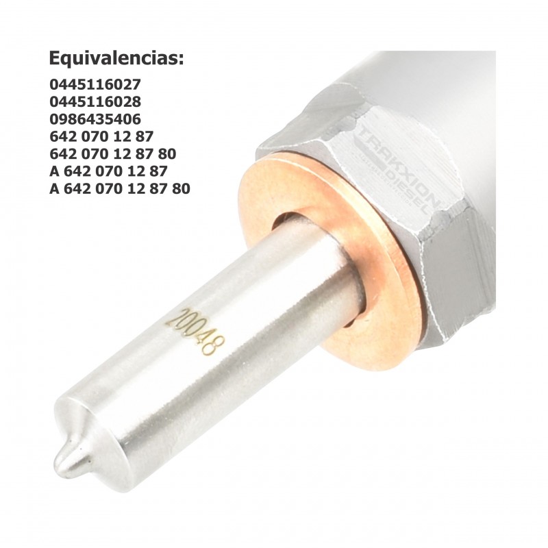 Inyector Diesel para Sprinter, 319 CDI, 419 CDI, 519 CDI, OM642, Mercedes Benz, 0445116027, A642070128780