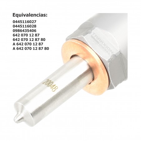 Inyector Diesel para Sprinter, 319 CDI, 419 CDI, 519 CDI, OM642, Mercedes Benz, 0445116027, A642070128780