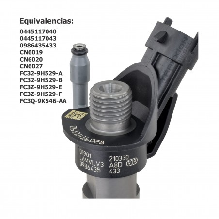 Inyector Diesel para 6.7, PowerStroke, Ford, FC3Q-9K546-AA, FC3Z-9H529-A, FC3Z-9H529-B, FC3Z-9H529-C, FC3Z-9H529-E, FC3Z-9H529-F