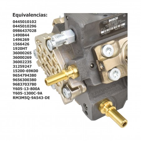 Bomba de inyección Diesel CP1 Bosch para Partner, Expert, 207, 307, 1.6 HDi, Peugeot, 0445010102, 0445010296, 0986437028, 1920HT