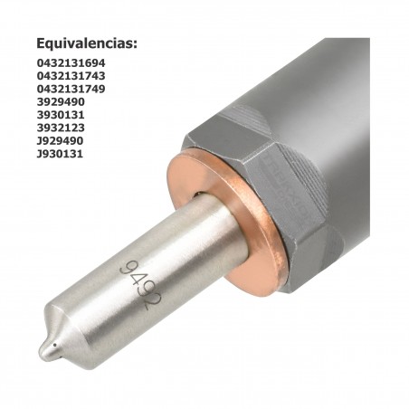 Inyector Diesel Bosch para 3.9 y 5.9, 4B y 6B Cummins, Case y New Holland, 0432131743, 3802748, 3930131, J930131, KDAL59P6