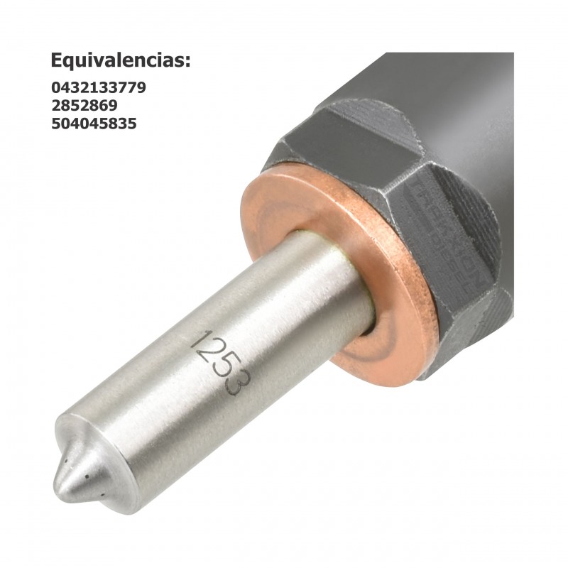 Inyector Diesel Bosch para Retroexcavadora B95, LB75, LB90, LB95, Tractor TS 115A, New Holland, 0432133779, 2852869, 504045835