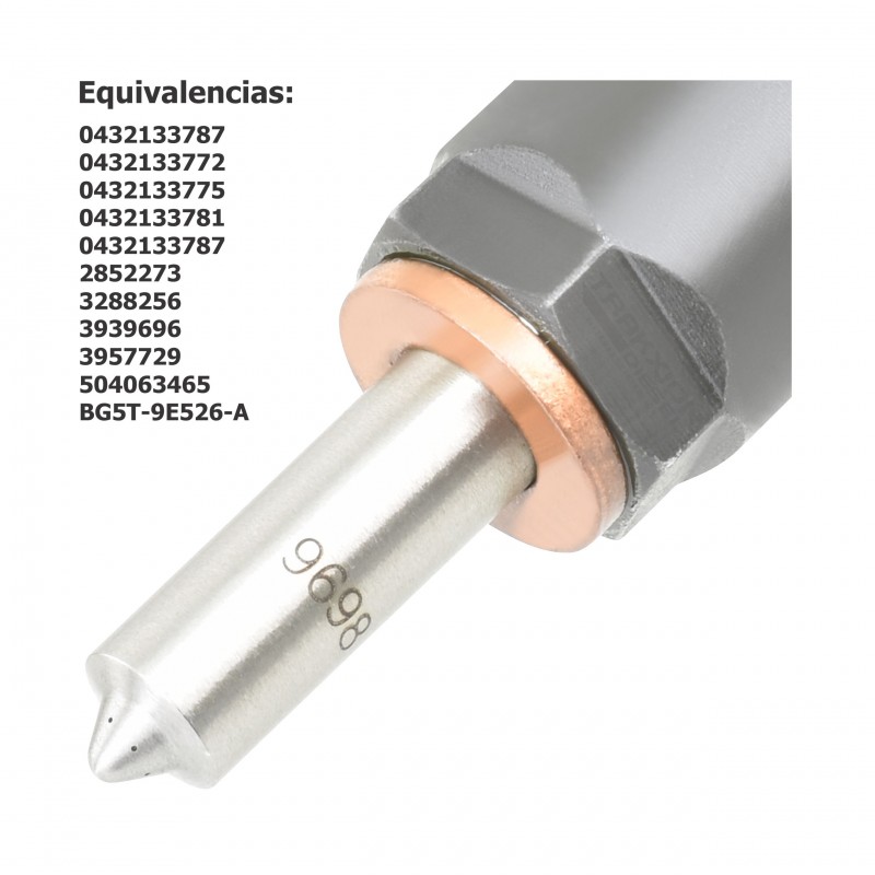 Inyector Diesel Bosch para 3.9 y 5.9, 4B y 6BTAA Cummins, CX220, CX 220, Excavadora Case, 0432133787, 3939696, 4089270