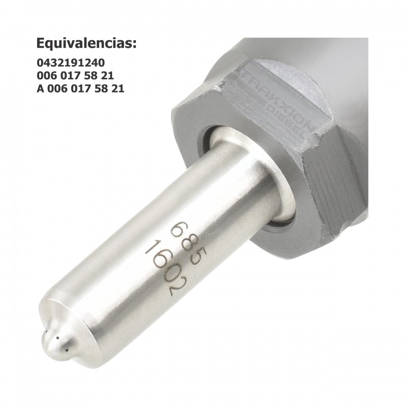 Inyector Diesel Bosch para OM501 LA, MBE900, MBE4000, Mercedes Benz, 0432191240, A0060175821