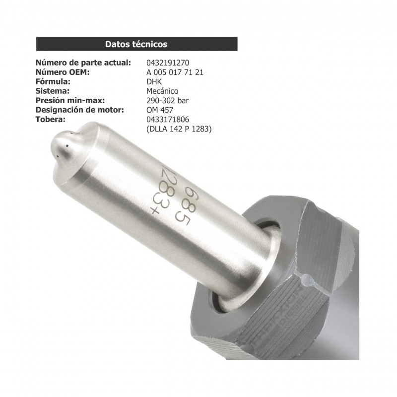 Inyectores Diesel para OM457 Mercedes Benz, 0432191259, 0432191270, 0432191317, A0020105151, A0050177121, A0060175221