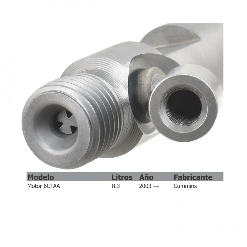 Inyector Diesel Bosch para Case, 8.3 6CTAA, Serie C, Cummins, 0432191300, 3966818, 76195657