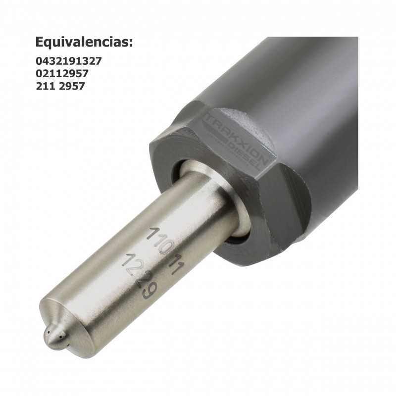 Inyector Diesel Bosch para Tractor Agrotron Deutz-Fahr, 7.1, BF 6M 1013, KHD, 02112957, 2112957, 0432191327