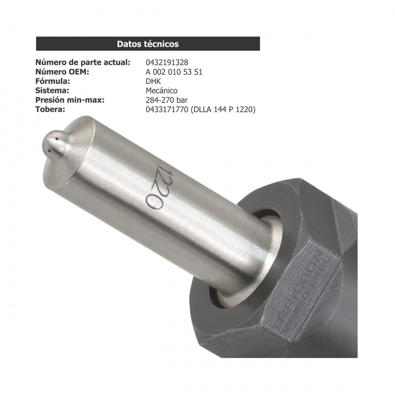 Inyector Diesel para 7.1 BF 6M, KHD, Deutz, 0432191328, 02112862, 2112862