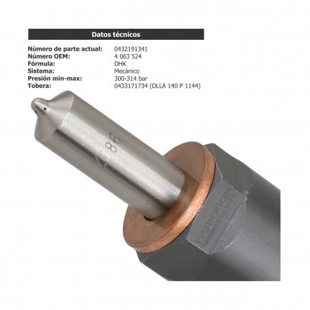 Inyector Diesel Bosch para Pc300 Pc360 Excavadora Komatsu, 8.3 Cummins, 0432191341, 4063524, 6743113320, 6743-11-3320