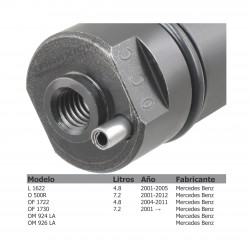Inyector Diesel para OM924 y OM926 LA, 2001-2012, Mercedes Benz, 0432191308, 0432191433, 0432191434, 0432193479