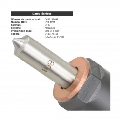 Inyector Diesel Bosch para 5.9 ISB Cummins, 210-215 HP, 0432191546, 0432193647, 3943204, 3944197