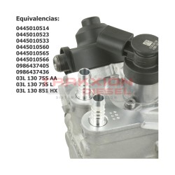 Bomba de inyección Diesel CP4 Bosch 0445010565, 0445010566, 03L130755AB para 2.0 TDI Amarok, Crafter, Jetta, Volkswagen