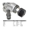 Inyector Diesel Continental VDO 5WS40200, A2C59511602, 1980K5 para Expert 2.0 HDi Peugeot