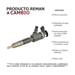Inyector Diesel Reman 0445110340, 0445110739, 0986435203, 1980S5, 9813722780 para 1.6 HDi, 301, Expert, Partner, Rifter, Peugeot