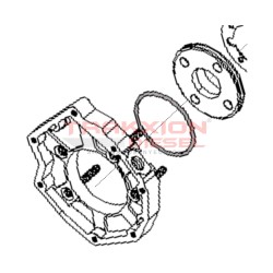 Anillo toroidal de brida de bomba Diesel Bosch, 1410210047