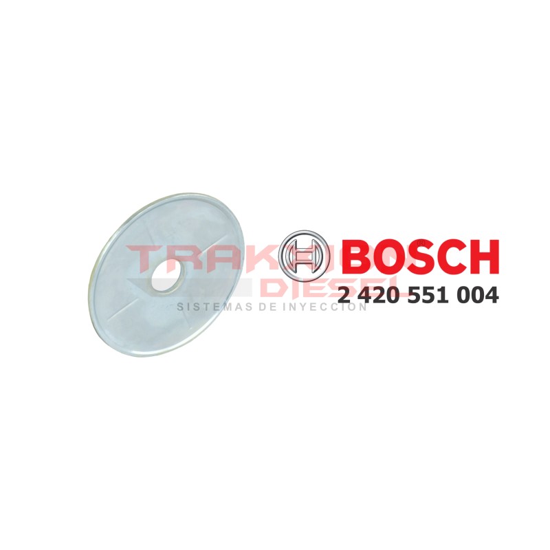 Arandela platillo de membrana de bomba Diesel Bosch 2420551004, 93191513, 81115170046, A0000720266, 5001825956, 1316108, 1698890