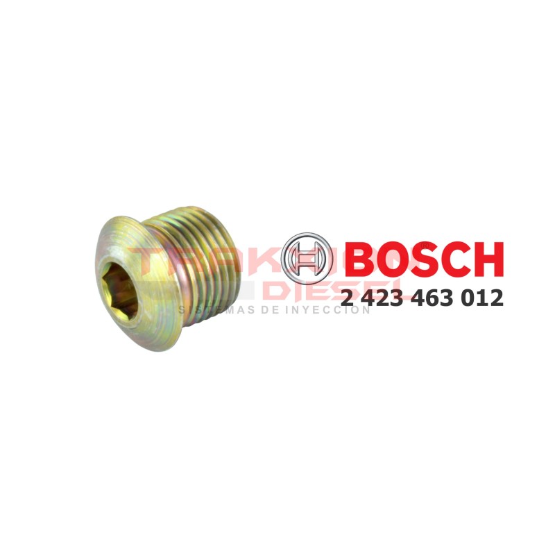 Tapón roscado de bomba lineal Diesel Bosch 2423463012, 5001852663