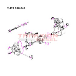 Juego de juntas de gobernador RQV de bomba Diesel Bosch 2427010049, 201149031