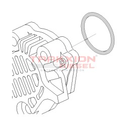 Anillo toroidal de bomba de engranes Diesel Bosch 2440210039, 42548060, 51965010655, 5600735585, 5600735585