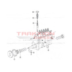 Juego de juntas de bomba lineal Diesel Bosch Zexel 9411610992, H131499242, LDFF0117, 131499-2420