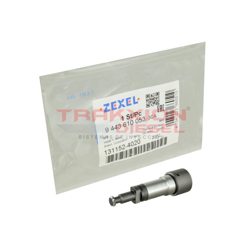 Elemento de bomba Diesel Bosch Zexel, A168, 131152-4020, 9443610053, 1679599104