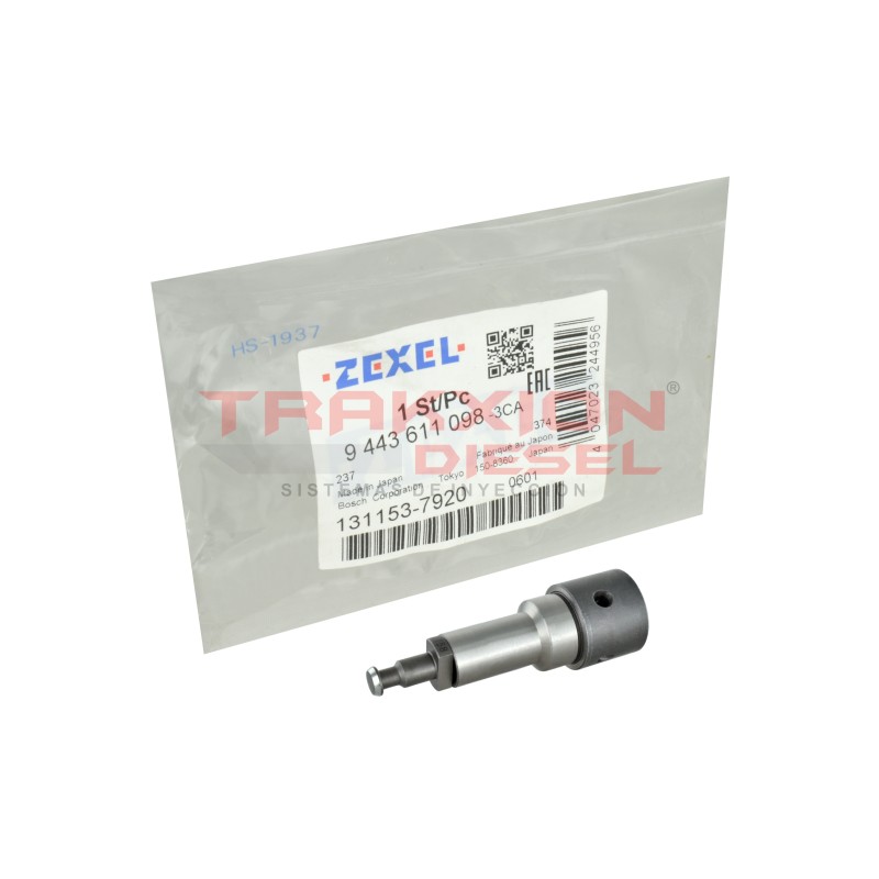 Elemento de bomba Diesel Bosch Zexel, A758, 131153-7920, 9443611098