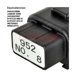 Resistor de compensación No. 8 de 2.00 kOhms para bomba Diesel Covec-F H100 Hyundai 146649-5200, 9461615886