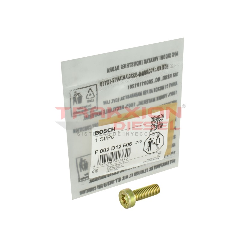 Tornillo torx de electroválvula de avance de bomba VP44 Diesel Bosch 149330-3300, 1463414344, F00N300102, F002D12606