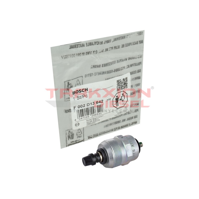 Electroimán de paro 12V de bomba Diesel VE Bosch 0330001042, F002D11389, F002D13642, 2852741, 168095, 8099189, 8099151, 9971877