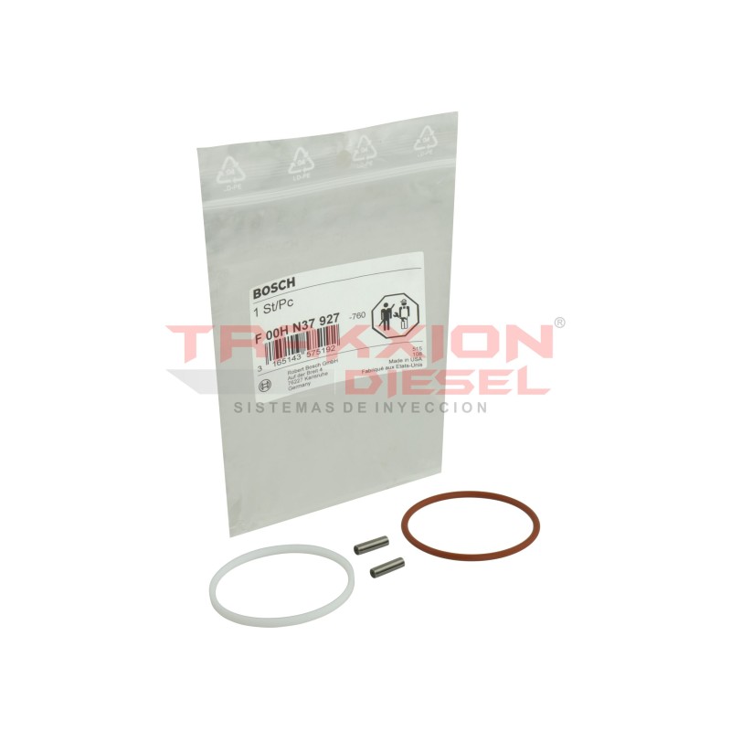 Kit de liga y anillo de apoyo F00HN37927 de inyector UIS Diesel Bosch para Scania