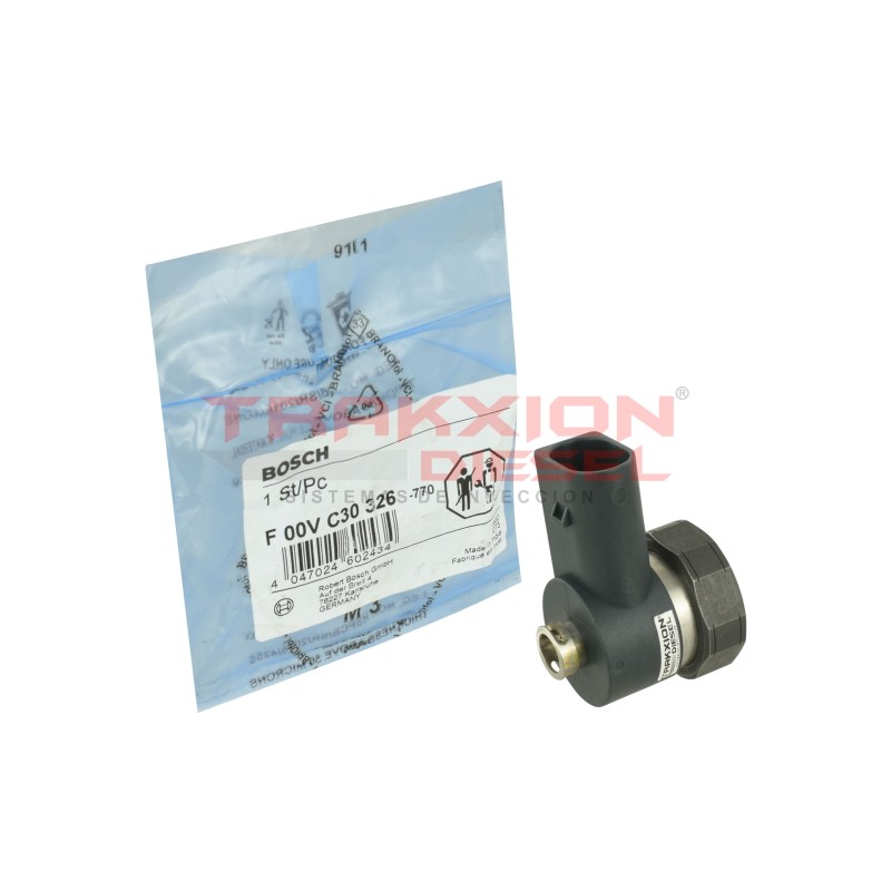 Bobina F00VC30300, F00VC30326 de inyector Diesel Bosch para Sprinter OM646, OM647, Mercedes Benz