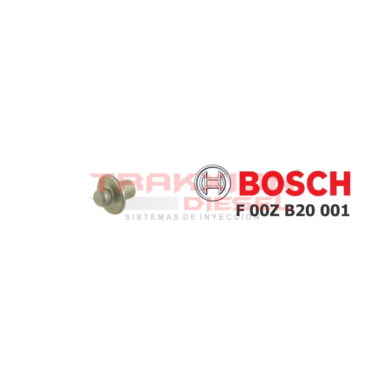 Tope de presión F00ZB20001 de inyector Diesel Bosch