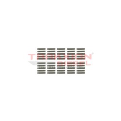 Paquete de 50 pernos pasador corto de inyector HEUI Diesel, Dipaco DPS0013 para 7.3 PowerStroke Ford, DT466 I530 Navistar
