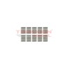 Paquete de 50 pernos pasador corto de inyector HEUI Diesel, Dipaco DPS0013 para 7.3 PowerStroke Ford, DT466 I530 Navistar