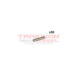Paquete de 50 pernos pasador corto de inyector HEUI Diesel, Dipaco DPS0013 para 7.3 PowerStroke Ford, DT466 I530 Navistar