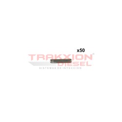 Paquete de 50 pernos pasador corto de inyector HEUI Diesel, Dipaco DPS0013 para 7.3 PowerStroke Ford, DT466 I530 Navistar