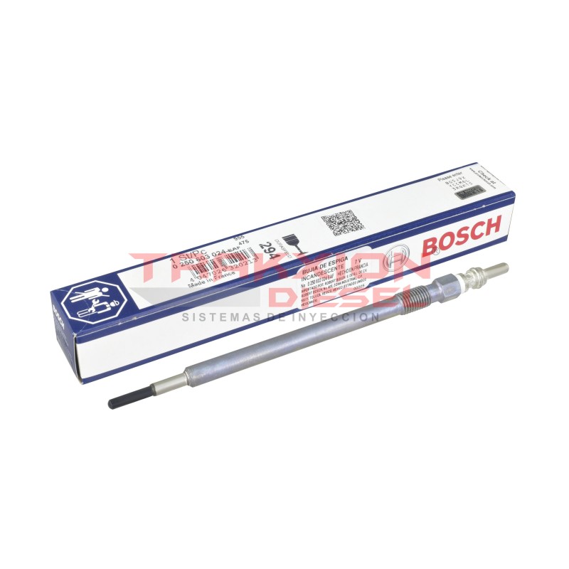 Bujía Precalentadora Diesel Bosch para OM651 Sprinter 2009-2019, Viano, Vito 2010-2014, MB, 0250603024, A0011595801, A0011596601