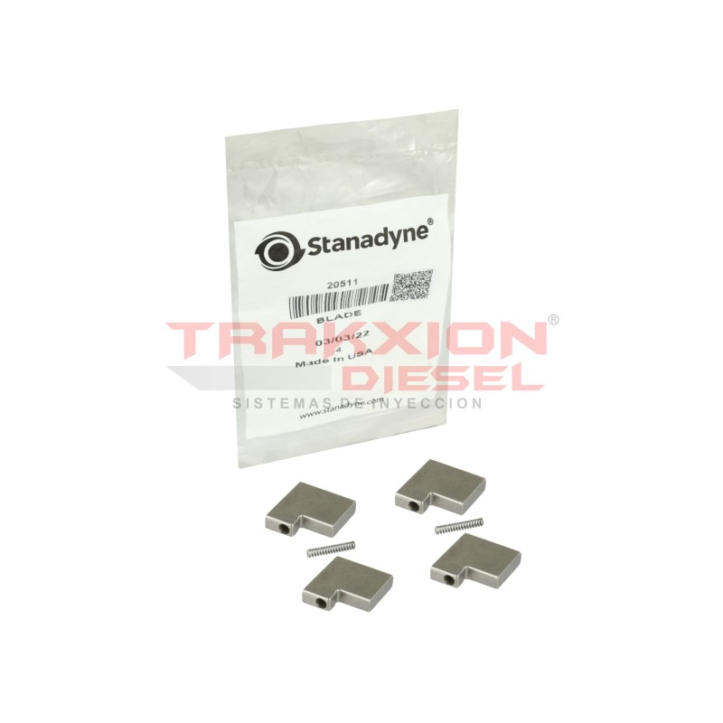 Kit de 4 aspas 15698, 18137, 20511, 21191, 21192 de bomba Diesel Stanadyne