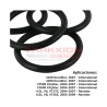 Kit de sellos de riel de alta presión de aceite 6.0L PowerStroke SuperDuty F-250 F-350 F-450 F-550 Ford