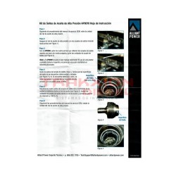 Kit de sellos de riel de alta presión de aceite 6.0L PowerStroke SuperDuty F-250 F-350 F-450 F-550 Ford